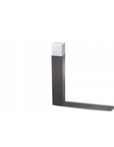 Lampa ogrodowa SORANO 500 - Czarna lampa słupkowa IP54 do tarasu i ogrodu, elegancka i funkcjonalna 2