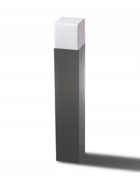 Lampa ogrodowa SORANO 500 - Czarna lampa słupkowa IP54 do tarasu i ogrodu, elegancka i funkcjonalna