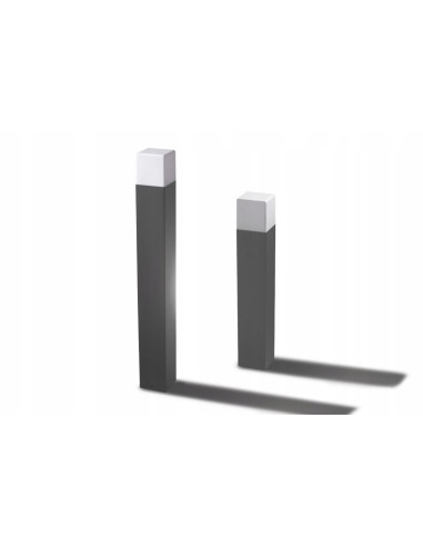 Lampa ogrodowa SORANO 500 - Czarna lampa słupkowa IP54 do tarasu i ogrodu, elegancka i funkcjonalna