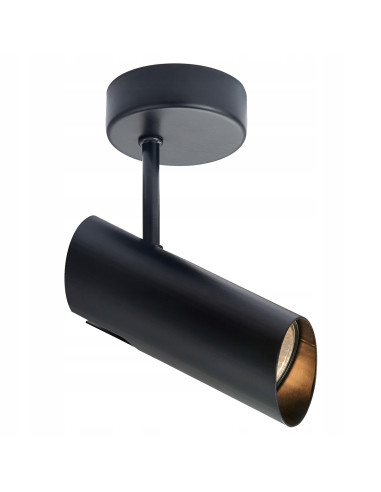 Kinkiet Futuro w kolorze czarnym – eleganckie oświetlenie minimalistyczne do biura i kuchni