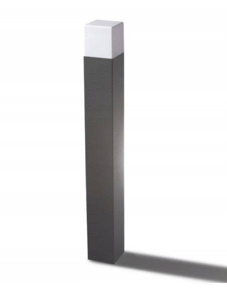 Lampa ogrodowa SORANO 700 IP54 E27 antracytowa, kwadratowa, nowoczesna, odporna na warunki atmosferyczne