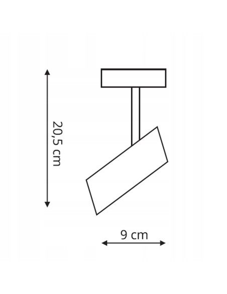 Kinkiet Futuro w kolorze czarnym – eleganckie oświetlenie minimalistyczne do biura i kuchni