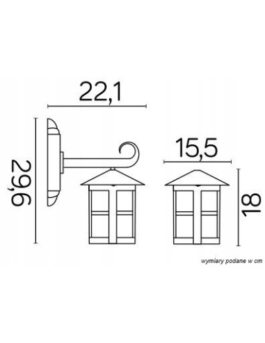 Elegancki kinkiet zewnętrzny Cordoba z aluminium i szklanym kloszem, E27, IP43 - nowoczesne oświetlenie tarasowe.