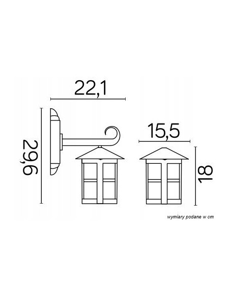 Elegancki kinkiet zewnętrzny Cordoba z aluminium i szklanym kloszem, E27, IP43 - nowoczesne oświetlenie tarasowe.