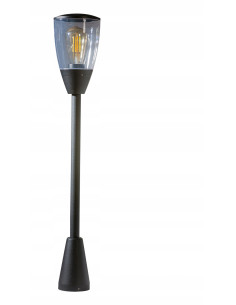 Latarnia Ogrodowa RASMUS 80 cm Czarne Oświetlenie Zewnętrzne IP65, Elegancki Design do Ogrodu i Tarasu 2