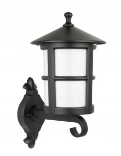 Nowoczesna lampa ścienna zewnętrzna CORDOBA II, czarna, aluminiowa, IP23, idealna do ogrodu i tarasu