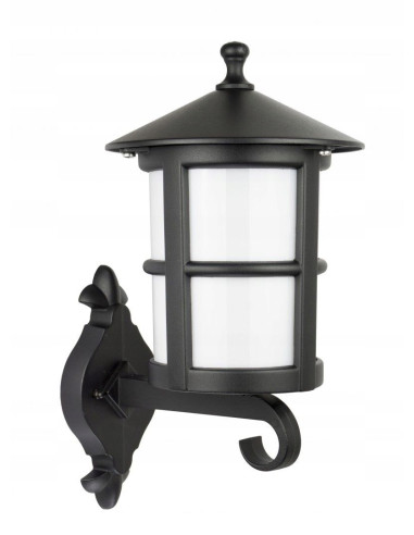 Nowoczesna lampa ścienna zewnętrzna CORDOBA II, czarna, aluminiowa, IP23, idealna do ogrodu i tarasu