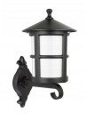 Nowoczesna lampa ścienna zewnętrzna CORDOBA II, czarna, aluminiowa, IP23, idealna do ogrodu i tarasu