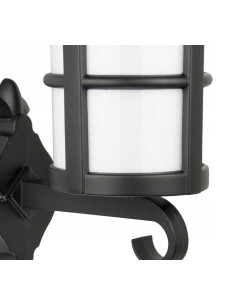 Nowoczesna lampa ścienna zewnętrzna CORDOBA II, czarna, aluminiowa, IP23, idealna do ogrodu i tarasu 2