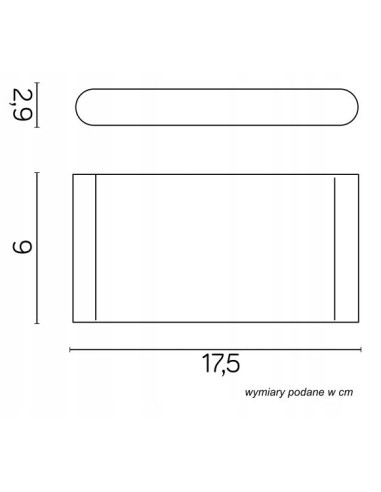 Nowoczesny kinkiet zewnętrzny LED SLIM, czarny, podwójne światło, 1250 lumenów, elegancki design do ogrodu i tarasu