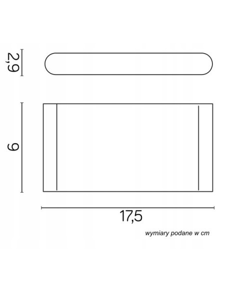 Nowoczesny kinkiet zewnętrzny LED SLIM, czarny, podwójne światło, 1250 lumenów, elegancki design do ogrodu i tarasu