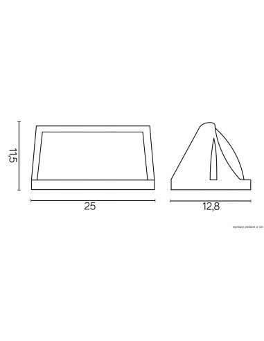 Kinkiet zewnętrzny Nelly TO2008 AL, aluminiowy, srebrny, nowoczesne oświetlenie E27 do domu i ogrodu