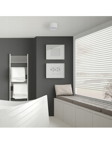 Plafon LED Kendal 9 cm Biały - Elegancka Oprawa Oświetleniowa 3000K, Nowoczesny Design od Light Prestige