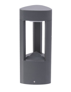 Lampa Stojąca Su-ma Fan GL 11201 - Nowoczesne Oświetlenie Zewnętrzne, Aluminium, 30 cm, IP54, Szara