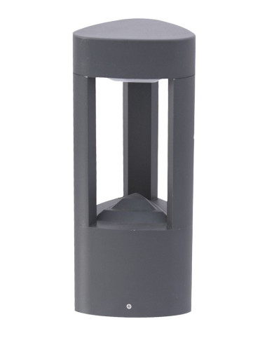 Lampa Stojąca Su-ma Fan GL 11201 - Nowoczesne Oświetlenie Zewnętrzne, Aluminium, 30 cm, IP54, Szara