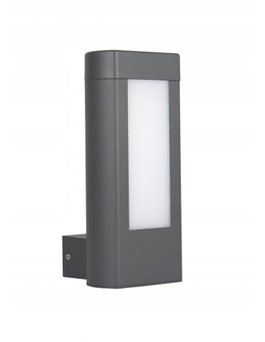 Lampa stojąca LED EVO 25 cm, szara, minimalistyczna do ogrodów, IP54 – nowoczesne oświetlenie na taras i schody