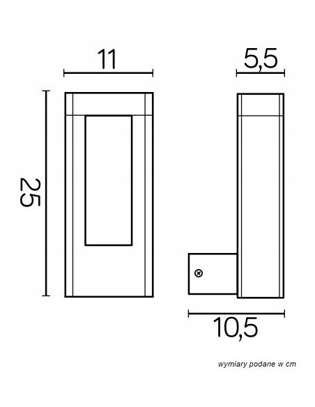 Lampa stojąca LED EVO 25 cm, szara, minimalistyczna do ogrodów, IP54 – nowoczesne oświetlenie na taras i schody