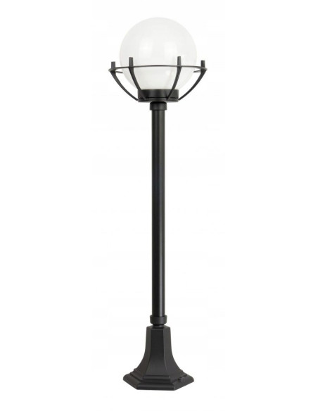 Lampa ogrodowa K 5002/2/KPO 102 cm - elegancki czarny model do oświetlenia ścieżek i tarasów, klasyczny design.