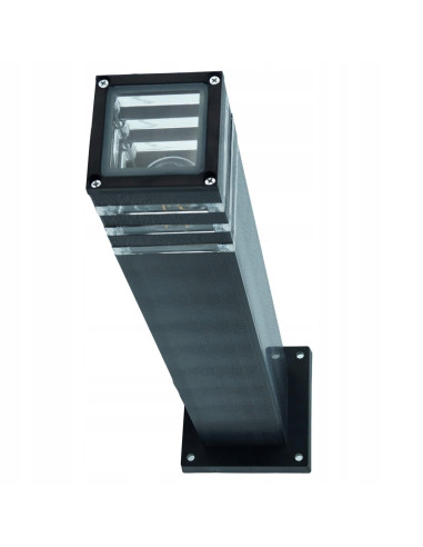 Lampa ogrodowa z czujnikiem ruchu Eko-Light SAGITA, aluminiowy słupek, IP44, czarna, 60 cm, E27, do przestrzeni zewnętrznych.