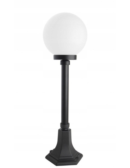 Lampa zewnętrzna KULE CLASSIC K 5002/3/KP 200 - elegancka oprawa do oświetlenia schodów i ogrodu w kolorze czarnym