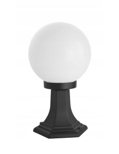 Lampa Stojąca KULE CLASSIC K 4011/1/K 200 - Czarna, Elegancka Oprawa do Wnętrz i na Zewnątrz, 36 cm