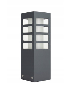 Lampa zewnętrzna RADO 18W - nowoczesne oświetlenie tarasowe w eleganckim, ciemnoszarym designie.