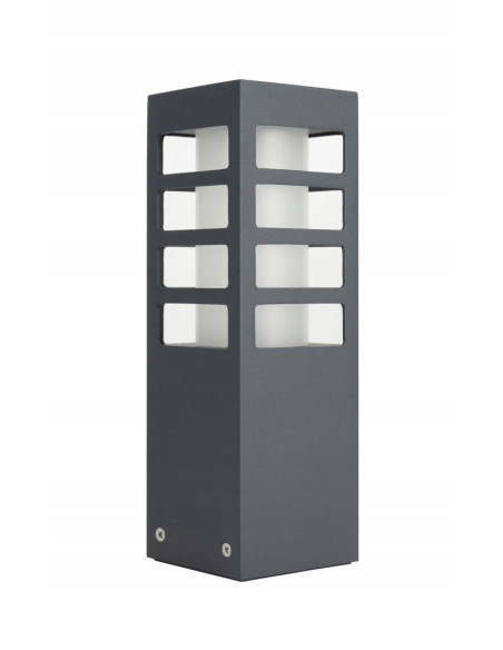 Lampa zewnętrzna RADO 18W - nowoczesne oświetlenie tarasowe w eleganckim, ciemnoszarym designie.