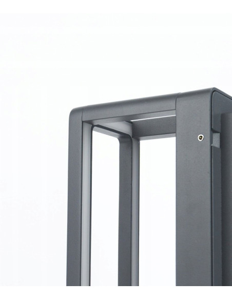 Nowoczesny kinkiet zewnętrzny su-ma ARMA AR-K100 LED - szary, elegancki design do tarasu i wejścia