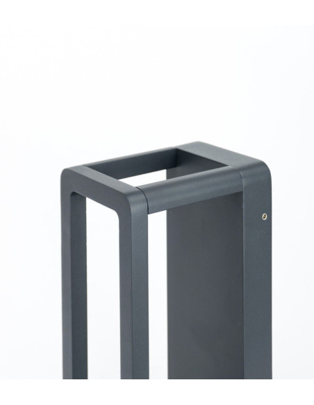 Nowoczesny kinkiet zewnętrzny su-ma ARMA AR-K100 LED - szary, elegancki design do tarasu i wejścia