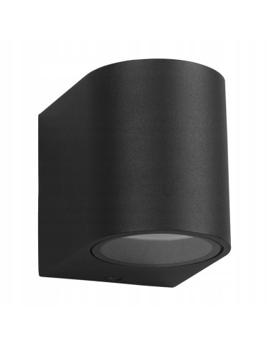 Kinkiet Ovalis czarny IP44 – nowoczesne oświetlenie elewacyjne z dwustronnym światłem do ogrodu i na taras