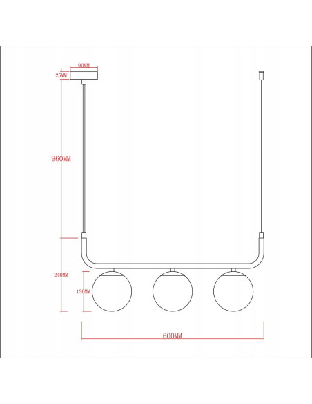 Lampa sufitowa Alisa - Nowoczesne Oświetlenie Korytarza w Grafitowym Wykończeniu z Szkła i Metalu