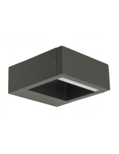 Elegancki kinkiet ogrodowy FORM LED z regulacją barwy światła w szarym aluminium - nowoczesny design i funkcjonalność 2