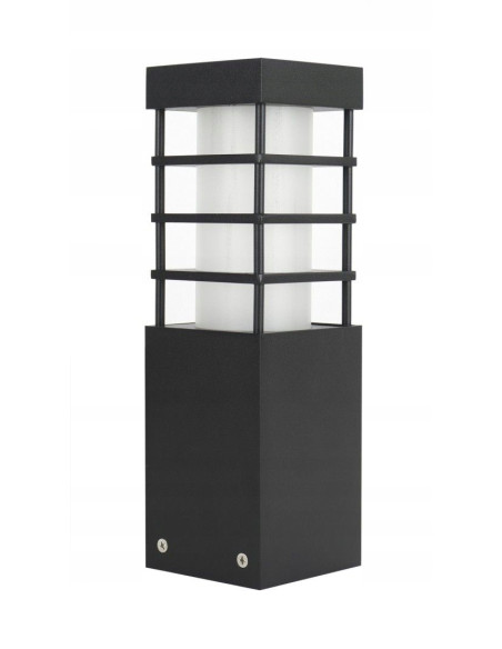 Nowoczesna lampa stojąca RADO II 3 BL - eleganckie oświetlenie do ogrodu i tarasu, czarna, IP54, E27, 18W