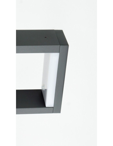 Elegancki kinkiet ogrodowy FORM LED z regulacją barwy światła w szarym aluminium - nowoczesny design i funkcjonalność