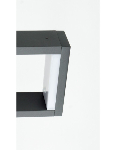 Elegancki kinkiet ogrodowy FORM LED z regulacją barwy światła w szarym aluminium - nowoczesny design i funkcjonalność