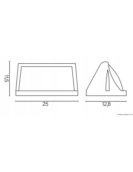 Elegancki kinkiet ogrodowy SU-MA NELLY z aluminium, czarny, IP54 - lampa ścienna do patio i tarasu.