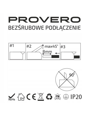 Zasilacz LED ProVero Ultra Slim 24V 1,5A 36W IP20 Modułowy Czarny - Bezpieczne Zasilanie dla Oświetlenia Domowego