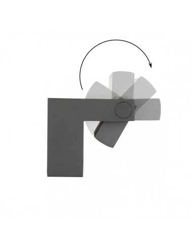 Nowoczesny kinkiet ogrodowy Rota RT-K100 z regulacją kierunku światła - eleganckie oświetlenie do Twojego ogrodu