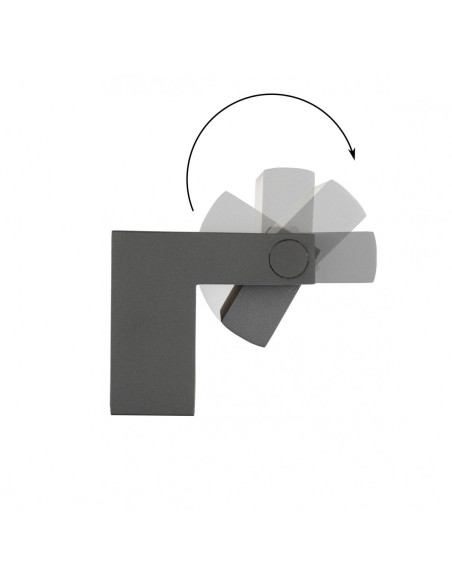 Nowoczesny kinkiet ogrodowy Rota RT-K100 z regulacją kierunku światła - eleganckie oświetlenie do Twojego ogrodu