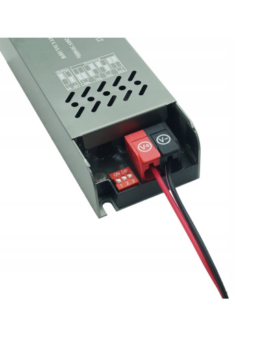 Zasilacz LED PROVERO ULTRA SLIM 24V 100W z SOFT START, aluminiowa obudowa w kolorze grafitowym, modułowy design