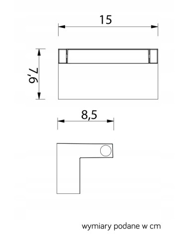 Nowoczesny kinkiet ogrodowy Rota RT-K100 z regulacją kierunku światła - eleganckie oświetlenie do Twojego ogrodu