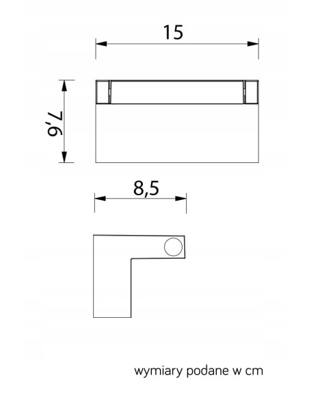 Nowoczesny kinkiet ogrodowy Rota RT-K100 z regulacją kierunku światła - eleganckie oświetlenie do Twojego ogrodu