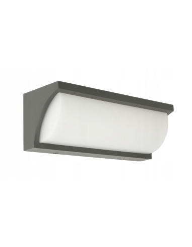 Nowoczesna lampa ścienna LED Mona MN19301 z mlecznym kloszem - eleganckie oświetlenie do ogrodu i tarasu