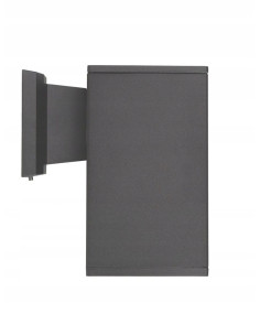 Kinkiet zewnętrzny Adela 8002 DG - aluminiowa lampa E27 w ciemnym popielu do ogrodu i garażu 2