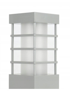 Lampa ogrodowa RADO II E27 aluminiowa, 75 cm, IP54 - nowoczesny design do alejek i ogrodu, energooszczędna, elegancka. 2