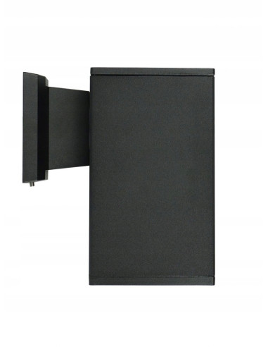 Kinkiet ogrodowy ADELA IP54 czarny, minimalistyczny design, idealne oświetlenie tarasu i balkonu, wysoka jakość.