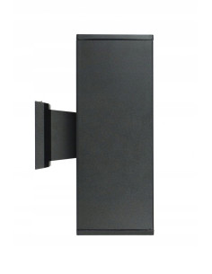 Lampa ścienna ADELA IP54 czarna z podwójnym oświetleniem, nowoczesny design do przestrzeni zewnętrznych 2