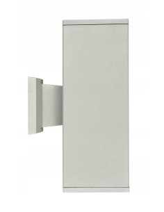 Nowoczesny kinkiet zewnętrzny ADELA E27 - szary, dwustronne światło, IP54, trwałe aluminium, elegancka oprawa. 2