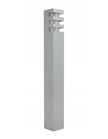 Nowoczesna lampa stojąca RADO 75 cm - eleganckie aluminium, IP54, E27, idealna do ogrodu i przestrzeni zewnętrznych