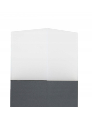 Lampa stojąca CUBE CB-MAX 700 DG – nowoczesne minimalistyczne oświetlenie zewnętrzne w eleganckim szarym kolorze